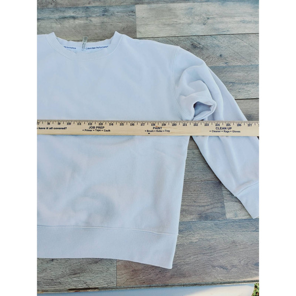Calvin Klein Performance pull over sweatshirt crop Sz M - Picture 3 of 8
